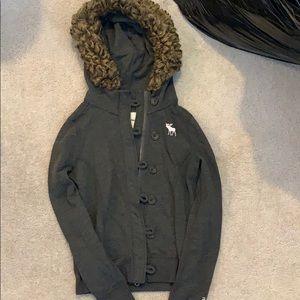 Abercrombie kids girls zip up